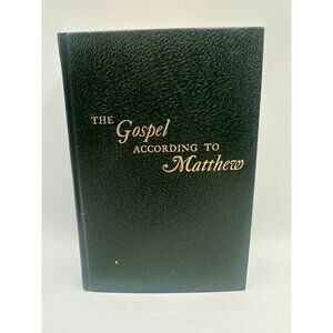 The Gospel According To Matthew Vol II Oliver Greene 1972 Hardcover Religious